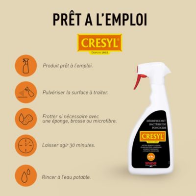 Désinfectant bactéricide fongicide Cresyl Spado 500ml
