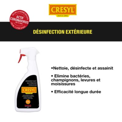 Désinfectant bactéricide fongicide Cresyl Spado 500ml