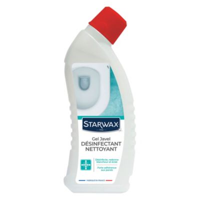 Désinfectant nettoyant gel javel WC Starwax 750 ml