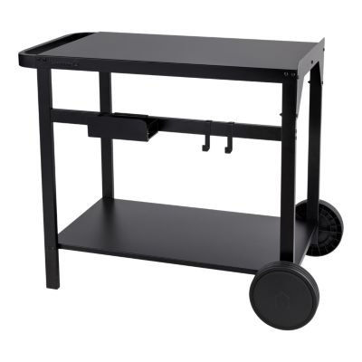 Desserte de cuisine Torrance noir GoodHome h.77,5 cm