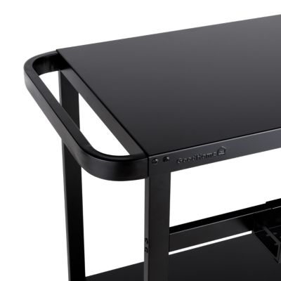 Desserte de cuisine Torrance noir GoodHome h.77,5 cm