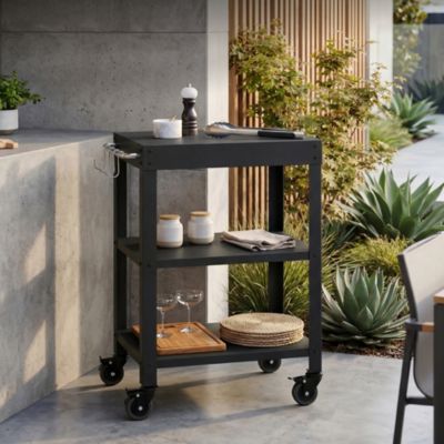 Desserte de jardin Bolognano noir casa.pro