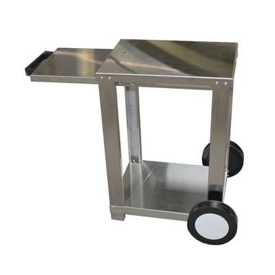 Desserte inox tablette coulissante