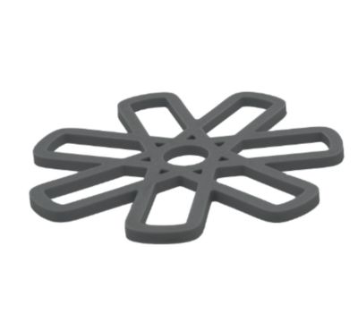 Dessous de plat étoile en silicone Ornami