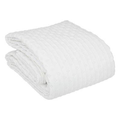 Dessus de lit Kalia 240x260cm blanc - Atmosphera