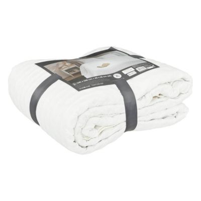 Dessus de lit Kalia 240x260cm blanc - Atmosphera