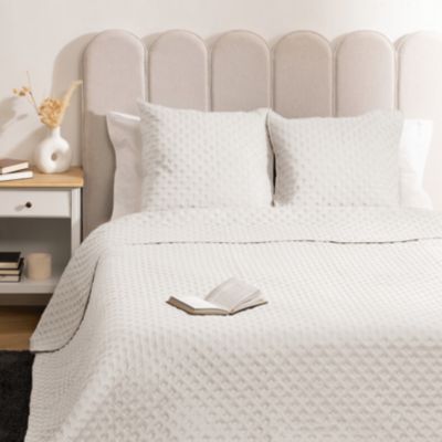 Dessus de lit Kalia 240x260cm blanc - Atmosphera