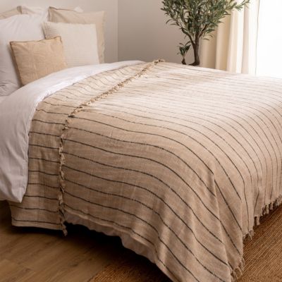 Dessus de lit Luisa 240x260cm beige - Atmosphera