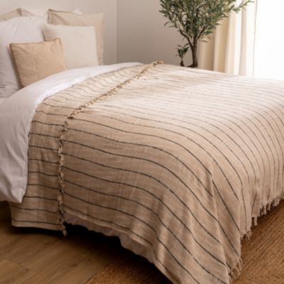 Dessus de lit Luisa 240x260cm beige - Atmosphera