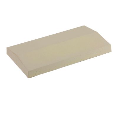 Dessus de muret 2 pentes 50 x 28 cm ton pierre
