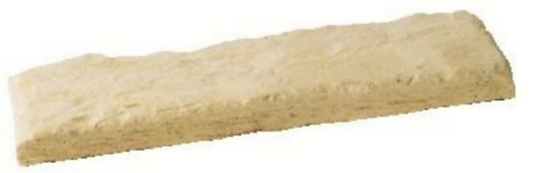 Dessus de muret plat 45 x 15 cm ton pierre | Castorama