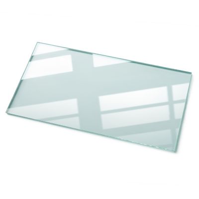 Dessus de table en verre trempé Wallfluent 100x50 cm Transparent
