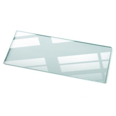 Dessus de table en verre trempé Wallfluent 125x50 cm Transparent