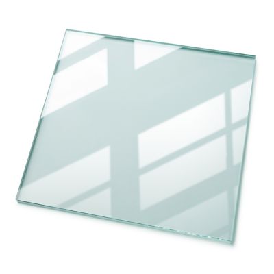 Dessus de table en verre trempé Wallfluent 50x50 cm Transparent
