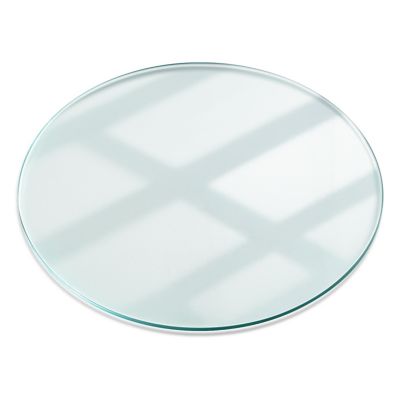 Dessus de table en verre trempé Wallfluent fi100 cm Transparent