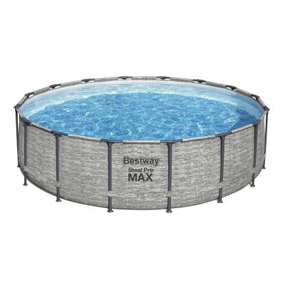 DESTOCKAGE - Piscine tubulaire ronde Bestway Steel Pro Max 4,88 x 1,22 m