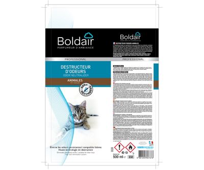 Destructeur d'odeurs animales Boldair 500ml