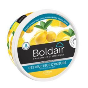 Destructeur d'odeurs gel Boldair citron 300g
