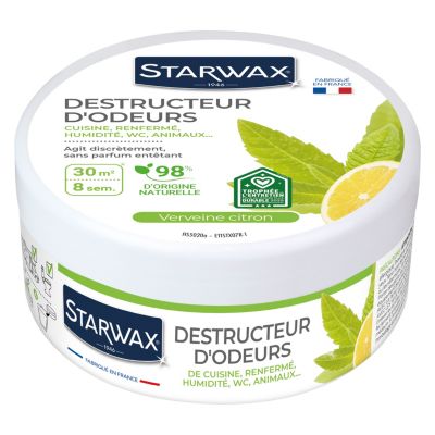 Destructeur d'odeurs verveine citronnée 300g Starwax