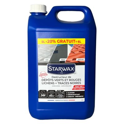Destructeur de dépôts verts Starwax 5L + 1L gratuit prêt à l'emploi