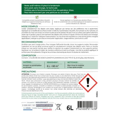 Destructeur de dépôts verts Starwax 5L + 1L gratuit prêt à l'emploi