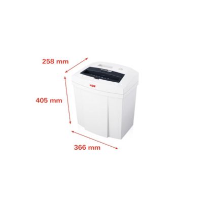 Destructeur de documents 5-6 feuilles coupe particules Hsm 2253111 securio c14
