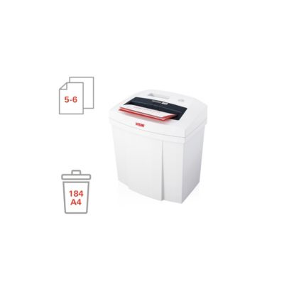 Destructeur de documents 5-6 feuilles coupe particules Hsm 2253111 securio c14
