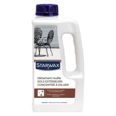 Détachant rouille sols extérieurs Starwax 1L