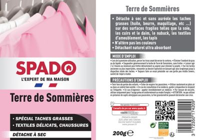 Détachant Terre de sommieres Spado 200g