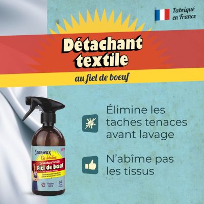 Détachant textile fiel de bœuf Starwax The fabulous 500ml