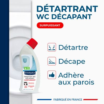 Détartrant gel WC bec directionnel Starwax 750g
