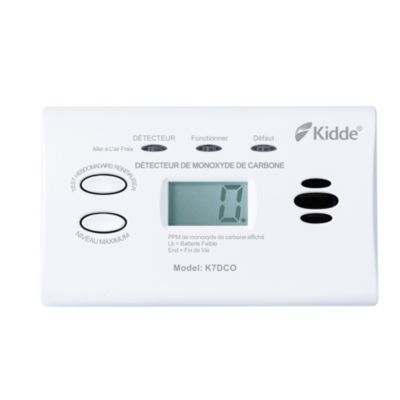 Détecteur de monoxyde de carbone KIDDE 7DCO