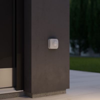 Détecteur de mouvement Myko GoodHome sans-fils bluetooth IP44 l.7,5 x H.7,5 cm blanc