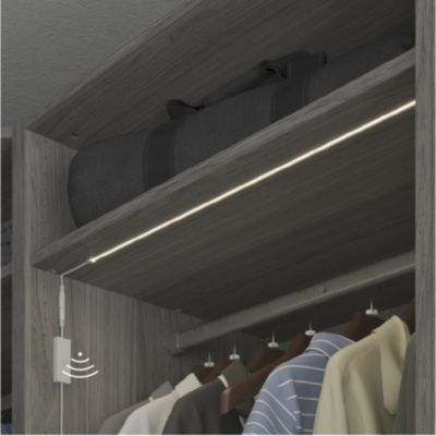 Détecteur de mouvement PIR blanc alimenté par secteur GoodHome Waldeck