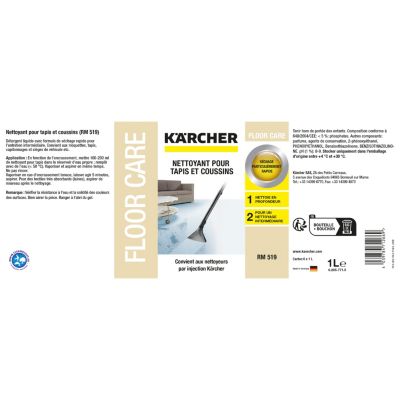 Détergent pour moquette et tapis Karcher RM519