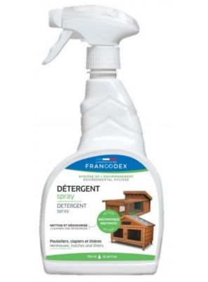 Détergent spray spécial basse-cour, nettoie et désodorise, 750ml