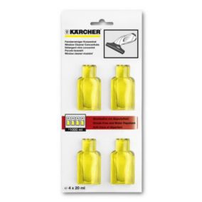 Détergent vitre concentré Karcher 4 x 20 ml