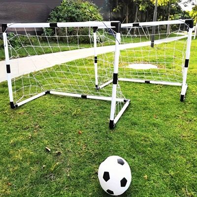 Deux Filets de Football Doubles - 92 cm, Surdimensionnés