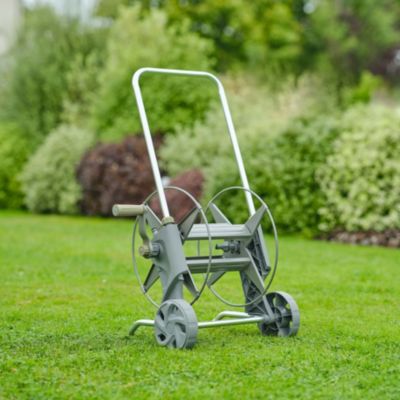 Dévidoir 50m GoodHome en métal et plastique
