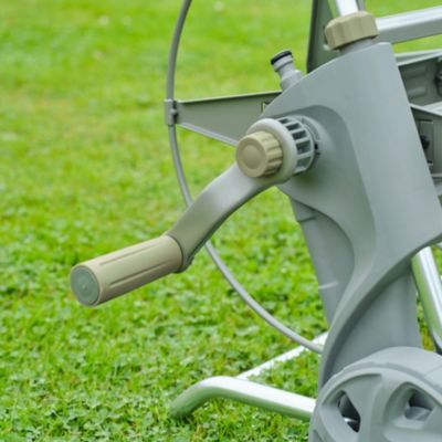 Dévidoir 50m GoodHome en métal et plastique