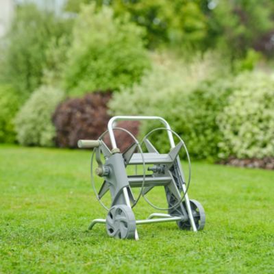 Dévidoir 50m GoodHome en métal et plastique