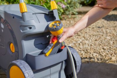 Dévidoir automatique sur roues Hozelock Auto Reel équipé avec tuyau d'arrosage 35m