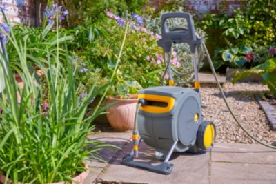 Dévidoir automatique sur roues Hozelock Auto Reel équipé avec tuyau d'arrosage 35m