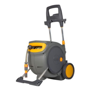 Enrouleur Tuyau Arrosage Automatique Hozelock 40m - Avec Tuyau Offerte 7,5m - Murale