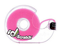Dévidoir ID Scratch 2 mètres rose fluo