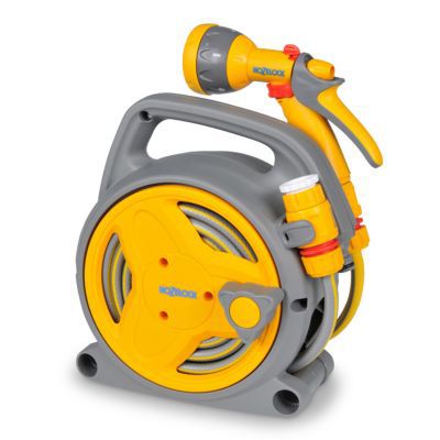 Dévidoir mobile équipé avec tuyau d'arrosage Hozelock Picoreel 10 m