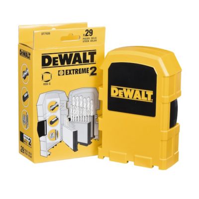 DEWALT - Coffret plastique de 29 forets métal HSS-G Extreme