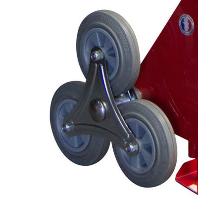 Diable 3 roues pliant charge 250kg - Roues caoutchouc - 810212030