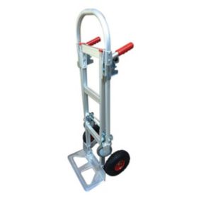 Diable chariot aluminium - Charge max 250kg / 350kg - Roues gonflables - STC2