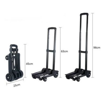 Diable pliable 4 roues 50 kg Pack and Move